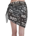 thumbnail image 2 of Bingfone Travel The World Women's Sarong Swimsuit Cover Ups Bathing Suit Coverups Chiffon Beach Wrap Skirts, 2 of 7
