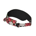 thumbnail image 3 of Bingfone Adjustable Empty Top Sun Visor For Women And Men-Skull And Roses, 3 of 8