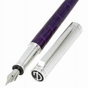 Georg Jensen Bespoke All Purple Alligator Fountain Pen