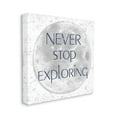 thumbnail image 3 of Stupell Industries Never Stop Exploring Children's Phrase Full Moon, 24 x 24,Design by Reesa Qualia, 3 of 5