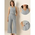 thumbnail image 2 of DARING DIVA Women's Dressy Two Piece Business Outfits XS Grey, 2 of 6