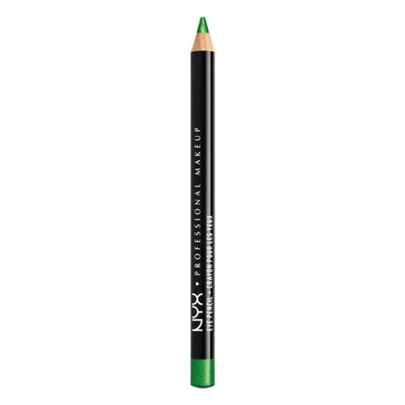 NYX Professional Makeup Slim Eye Liner Pencil, [939] Green Glitter 0.04 oz