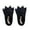 Black, variant on Animal Paw Slippers for Kids Boys Girls Soft Plush Crib Shoes Winter House 4-10 Years