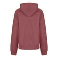 thumbnail image 4 of Diufon Womens Hoodies Tops Solid Color Padded Sweatshirts Long Sleeve Pullover Tops with Pockets, 4 of 7