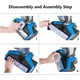 thumbnail image 5 of Cepillos de aspiradora Worallymy, filtros reutilizables lavables, repuesto de piezas de limpieza de suelo para Bissell CrossWave 1785 17852 Worallymy JD735795359, 5 of 7