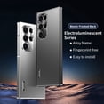 thumbnail image 3 of Dteck Metal Case for Samsung Galaxy S25 Plus,Luxury Alloy Frame Slim Back Case Shockproof Magnetic Lock Cover for Samsung Galaxy S25 Plus,Titanium, 3 of 6