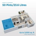 thumbnail image 3 of Danby 50 Pint Dehumidifier in Black, 3 of 9
