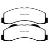 EBC 15+ Ford Expedition 3.5 Twin Turbo 2WD Yellowstuff Front Brake Pads Fits select: 2009-2014 FORD F150, 2003-2007 SUBARU IMPREZA