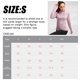 thumbnail image 2 of Hukapapa Traje deportivo de manga larga para mujer, para fitness, running, yoga, mallas elásticas altas, suéter de cuello alto de secado rápido (rosa), s,, 2 of 5