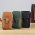 thumbnail image 1 of Fiudx Riñonera Multifuncional para Hombre, Funda de Lona Resistente para Teléfono, Correa de Hombro Ajustable, Diseño Compacto, Ideal para Deportes Al Aire Libre y Senderismo, Ideal para Papás y Espo, 1 of 3