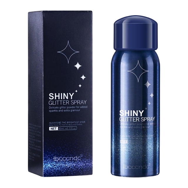 El spray corporal con , el spray para el cabello brillante de larga duración y el spray corporal para fiestas de te hacen destacar en e Sunnimix Spray de purpurina para el cuerpo
