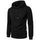 thumbnail image 3 of WILLBEST Sudaderas para Hombre, Sudadera con Capucha De Invierno para Hombre, Sudadera De Punto De Manga Larga De Color Liso con Bolsillo En Tejido Jacquard XGrande, 3 of 4