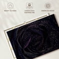 thumbnail image 6 of Elephant Stock Sparkling Black Rose Wall Art - Horizontal Canvas Wall Art - Living Room Wall Decor - Floral And Botanical Canvas - Purple And Black Decor - 51" x 34", 6 of 8