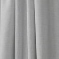 thumbnail image 6 of Nicole Miller Faux Linen Slub Textured Hidden Tab/Rod Pocket Top Light Filtering Curtain Panel Pair, 54"x84", Dove Grey, 6 of 8