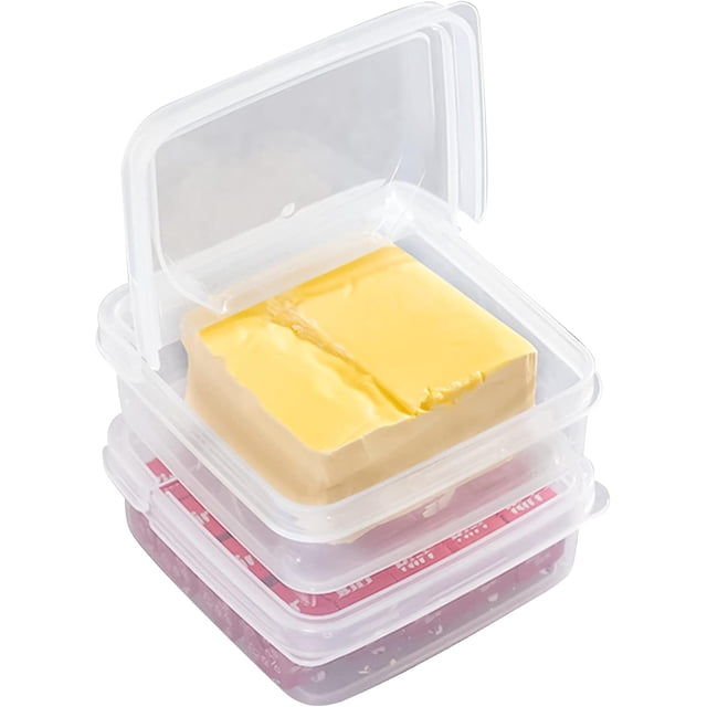 Contenedor de almacenamiento de queso Sincero 2 piezas con tapa organizador hermético para refrigerador