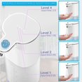 thumbnail image 3 of HLONK Automatic Soap Dispenser Rechargeable Touchless Electric Hand Sanitizer Dispenser Liquid Hand Soap Dispenser Pump Soap Volume for Kitchen Bathroom Wall, 3 of 7
