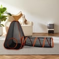thumbnail image 2 of Mesh Cat Tunnel Cat Toys Mesh Cat Tent Outside for Running Training Hamster Triangle, 2 of 8