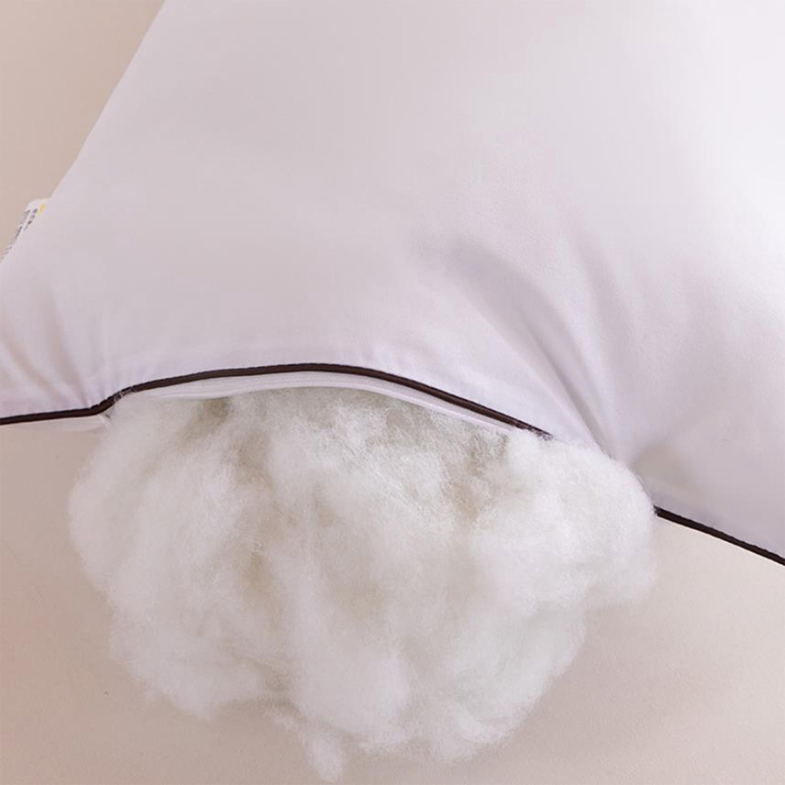 TTJ Extra Long Down Pillow 18.9x39.4 in Soft Sleeping Bolster High Loft Hypoallergenic Long Pillow Support For Body Maternity Leg Under Pillow Durable Breathable Case