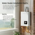 thumbnail image 5 of Mizudo Propane Gas Tankless Water Heater 100,000 BTU, Up to 4.3 GPM Instant Hot Water Heater LPG, Indoor Installation, CSA Certified, White, 5 of 12