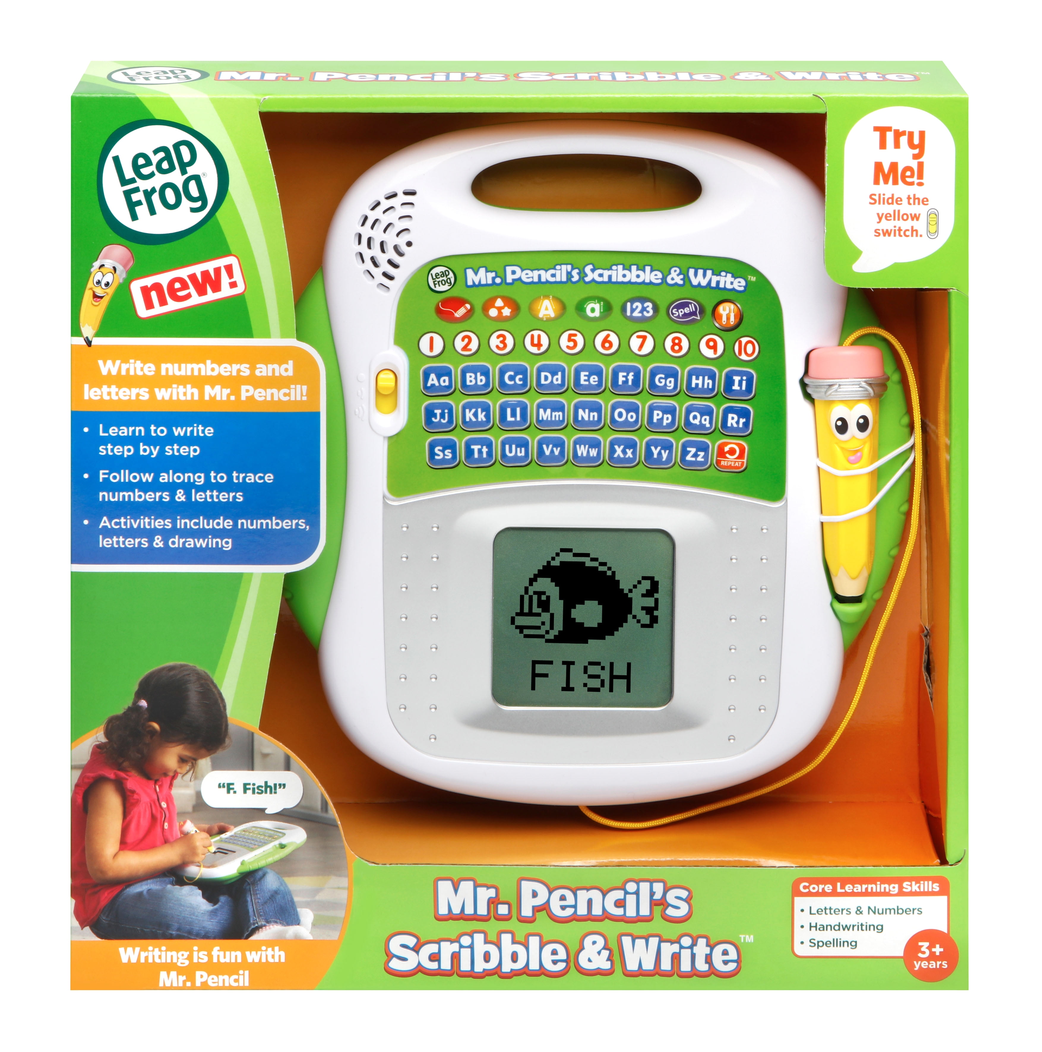 LeapFrog 80-600800 Educational Toy Mr Pencil's Scribble & Write for sale online