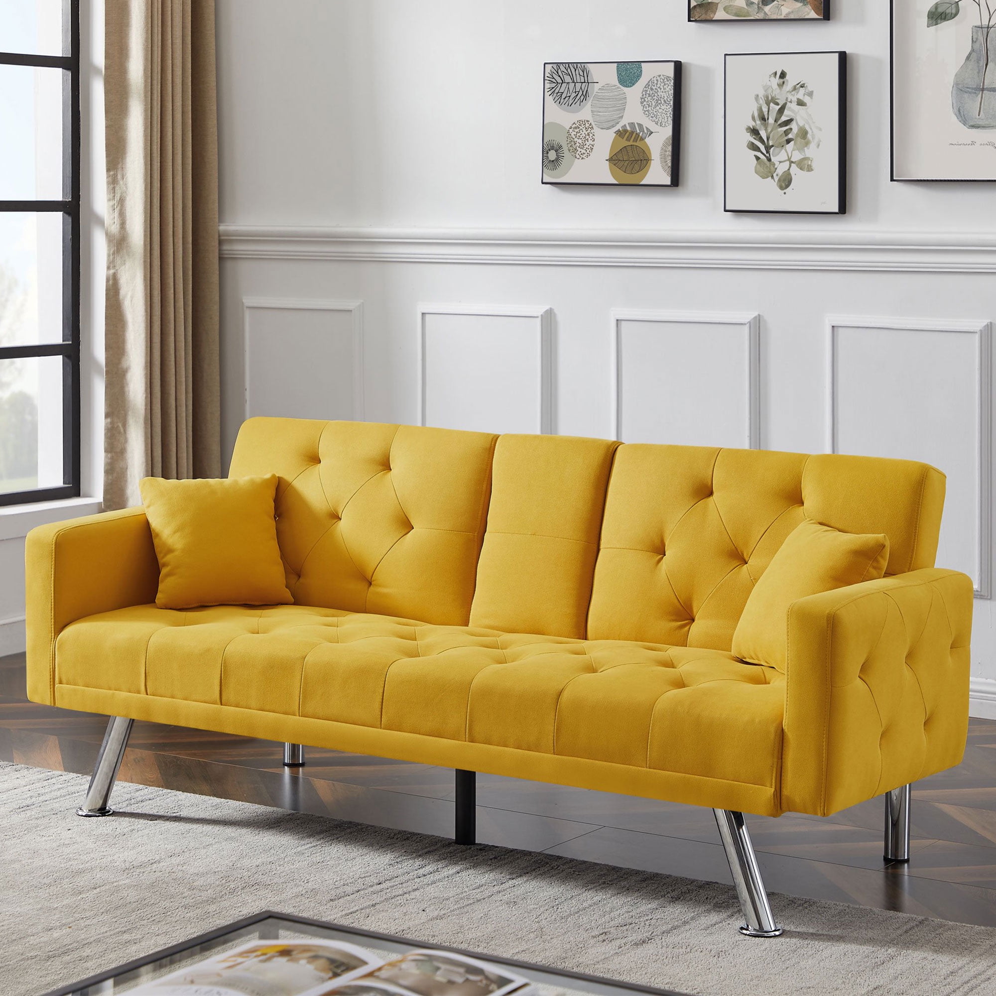 Canary on sale yellow sofa