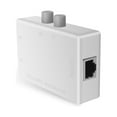 thumbnail image 4 of 2X Mini 2 Port RJ45 RJ-45 Network Network Box Switcher Dual 2 Way Port Manual Sharing Switch Adapter HUB,2 * 2 Port Network Switch,white, 4 of 8