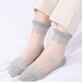 thumbnail image 2 of Fgnfyis 1 Pair Unisex Warm Soft Print Sport Socks Mid Crew Stockings for Women Winter Socks Socks for Women Grey, 2 of 4
