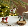 thumbnail image 5 of Horse Ornaments for Christmas Tree, Ongmies Christmas Rocking Horse Ornament - Decorative Hanging & Tabletop Figurine for Holiday Decor, Christmas Decorations Indoor, 5 of 5