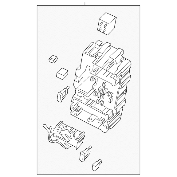 Genuine OE GM Fuse & Relay Box 23443946
