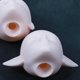 thumbnail image 5 of 2-Piezas de cabeza de muñecas de cuerpo 1/3 sin pintar DIY para muñeca de 60cm 2 piezas perfke Escultura de cabeza de muñeca, 5 of 9