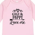 thumbnail image 4 of Inktastic Gigi and Pappy Love Me Girls Long Sleeve Baby Bodysuit, 4 of 5