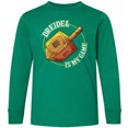thumbnail image 3 of Inktastic Hanukkah Dreidel Game Long Sleeve Youth T-Shirt, 3 of 5