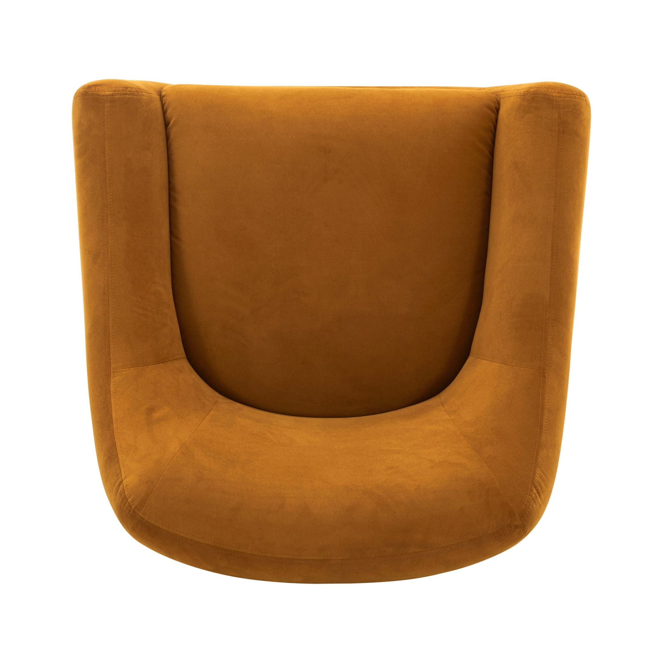 Ochre velvet chair new arrivals