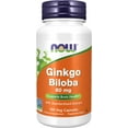 thumbnail image 2 of NOW Foods Vegetarian Ginkgo Biloba Cognitive Function Support, 60mg, 120 Ct, 2 of 3