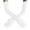 White, variant on TIEVOSA Women's Long Leather Stretch Gloves Accessories for Parties or Formal Events（Silver）