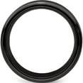 thumbnail image 2 of Titanium Black Ti Polished Concave 9mm Band, 2 of 5