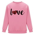 thumbnail image 3 of Generic Mens Valentines Sweatshirts Trendy Love Heart Printed Crewneck Shirts Long Sleeve Loose Crewneck Casual Tee Tops, 3 of 5