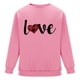 thumbnail image 4 of Amzcrzy Sudadera Para Hombre, Con Estampado De Corazones, Informal, De Manga Larga Y Cuello Redondo, Con Capucha, Color Rosa, L, 4 of 6