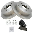 thumbnail image 2 of TRQ Rear Brake Pad & Rotor Kit Brake Pads Brake Rotor Ceramic Fits Select 2001-2006 Hyundai Santa Fe 2009 Tucson 2005-2010 Kia Sportage, 2 of 6