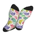 thumbnail image 5 of Pofeuu Cute Chameleons Print Crew Socks, Adult Running Hiking Socks for Youth and Adult, 5 of 7