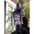 thumbnail image 3 of Westie Snowpeople Flag Canvas House Size, 3 of 4