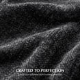 thumbnail image 3 of EVERGRACE Soft Chenille Throw Blanket for Couch, Cozy Plush Fuzzy Decorative Chenille Knit Throw Blanket with Tassels, Lightweight Blanket and Throws for Bed Sofa Gift Home Decor, Iron Black 50"x60", 3 of 8