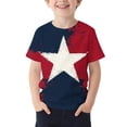 thumbnail image 1 of T-Shirt pour Enfants, Imprimé de la Fête de l'Indépendance à Manches Courtes et Col Rond, Haut Décontracté et Polyvalent pour Garçons et Filles de 3 à 15 Ans, 1 of 5