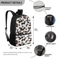 thumbnail image 5 of HUIACONG Cute Dachshund Print School Backpack for Age 6-18 Large Capacity Lightweight Water-Resistant Back to School Bookbag for Elementary Middle High School Boys Girls Students, 5 of 6