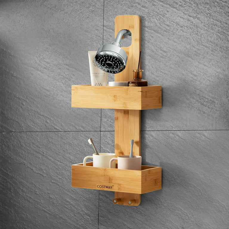 Hanging Bamboo Shower Caddy