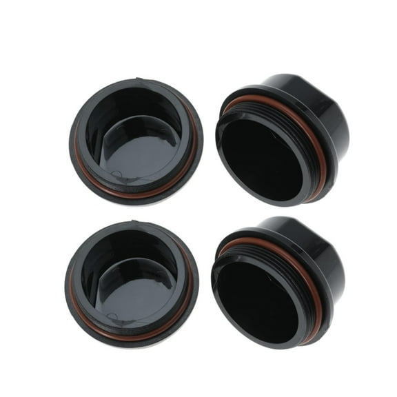 Trailer Bearing Hub Cap for Ranger Trail, for Trailer Boat, Nitro, E-Z, and for Vortex 81143 48355V Replace K71-G01-73, 21-261,Black(4)