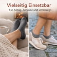 thumbnail image 4 of VONCOS Womens Dark Gray No Show Socks 10-Pack, Low Cut Ankle Socks, Soft Invisible Everyday Socks for Women, Breathable for Sneakers & Flats,Size, 4 of 8
