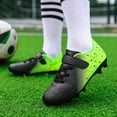 thumbnail image 2 of MUXiin Boys Girls Soccer Cleats Firm Ground Youth Football Cleats Lightweight Outdoor Athletic Soccer Shoes for Little Big Kids, 2 of 9