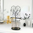 thumbnail image 5 of Jewelry Organizer under $5! CQCYD Butterfly Jewelry Organizer, Hanging Earring Necklace Display Rack, Vertical Bracelet Holder, Metal Storage Stand for Vanity, 5 of 6