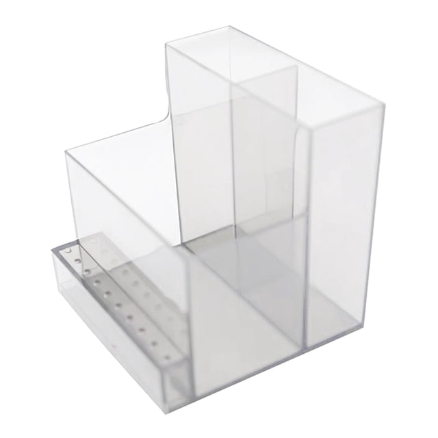 Soporte de brocas para manicura Sunnimix organizador de brocas claro